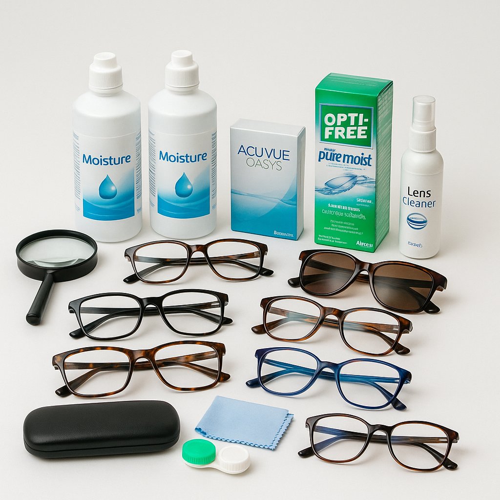Productos ópticos en Óptica Plaza Mayor gafas chiclana